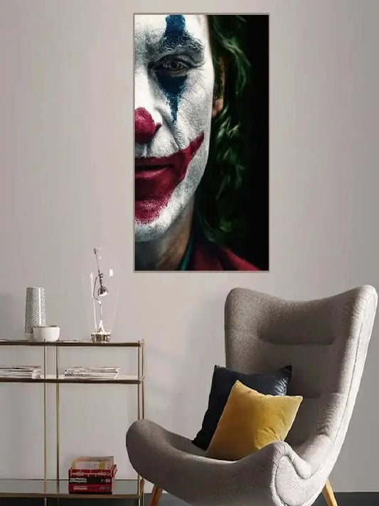 Joaquin Phoenix as Joker Canvas Art Print