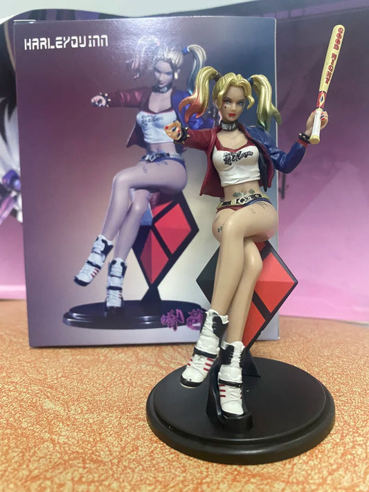 Harley Quinn Sitting Action Figure – Suicide Squad Collectible Toy