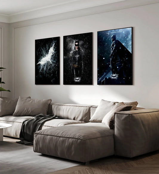 The Dark Knight Rises Batman Poster – Self-Adhesive Wall Art Decor