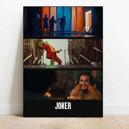 Classic J-Joker Folie À Deux Canvas Print – Vintage Movie Wall Art