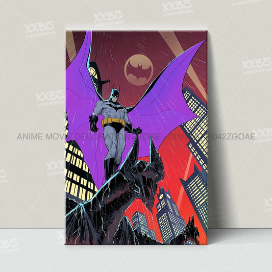 Batman & Harley Quinn Canvas Poster – DC Comics HD Wall Art for Home Decor