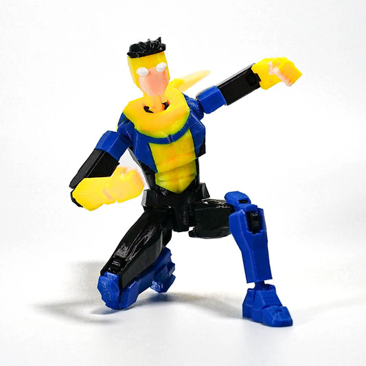 Omni-Man Invincible Action Figure – 3D Printed Multi-Jointed Model