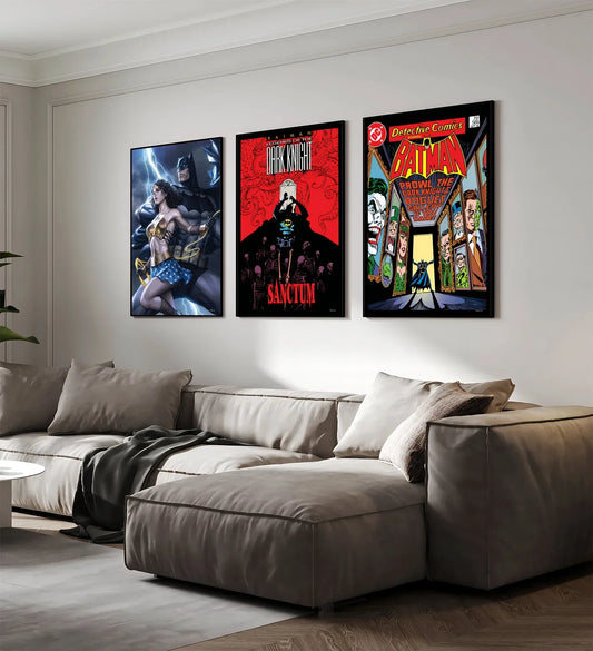 DC Bat Knight Self-Adhesive Batman Poster – Movie Wall Art Decor