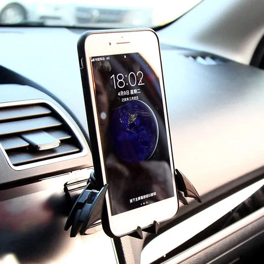 Bat Car Phone Holder – Gravity Air Vent Mount for 4–6.5" Devices
