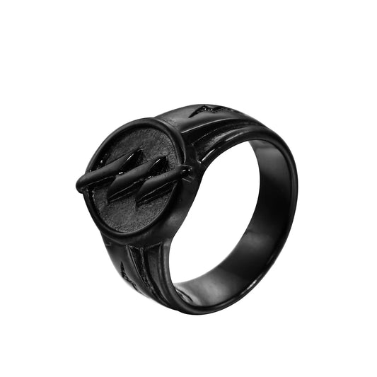 Men’s 316L Stainless Steel Lightning Ring