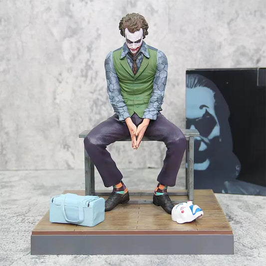 Handmade DC Joker Heath Ledger Desktop Decoration – Suicide Squad Scene Model