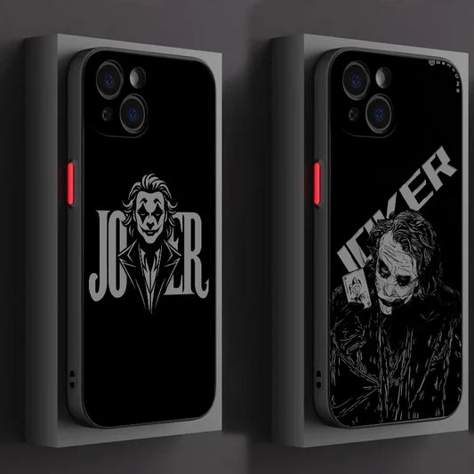 J-Jokers Luxury Anime Art Phone Case – Frosted Translucent for iPhone Models