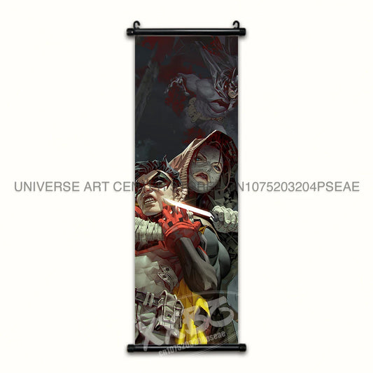 DC Comics Wall Scroll – Batman, Wonder Woman, Harley Quinn & More