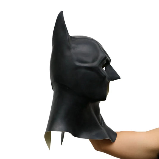 Batman Latex Headgear – Full-Head Mask for Adults