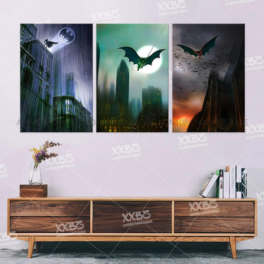 Batman & Harley Quinn Canvas – HD Poster Wall Art (No Frame)
