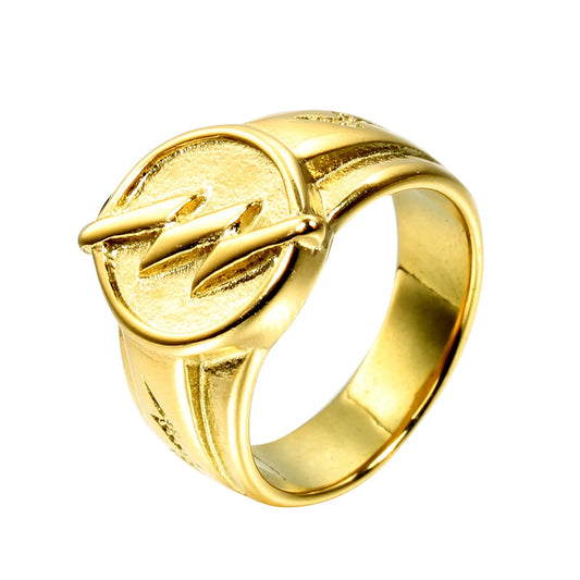 Men’s 316L Stainless Steel Lightning Ring