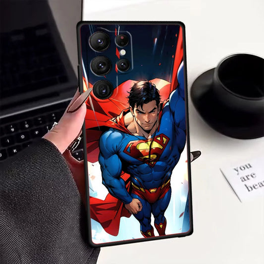 Luxury S-Supermans Comics Phone Case – For Samsung Galaxy Series (S24 to S10)