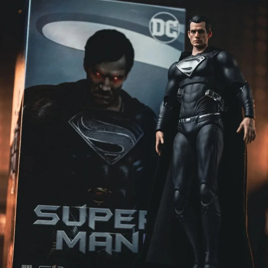 Fondjoy Black Superman Action Figure – DC Collectible Model