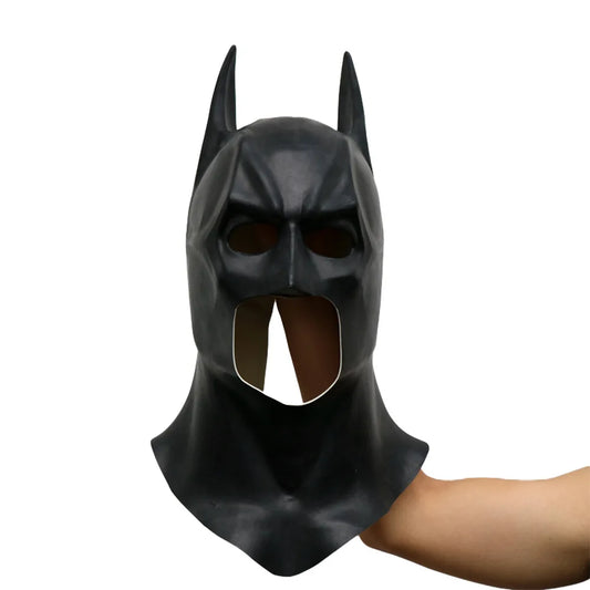 Batman Latex Headgear – Full-Head Mask for Adults