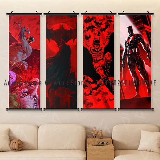 Bat-Family Batman Canvas Poster – DC Comics Wall Art Scroll