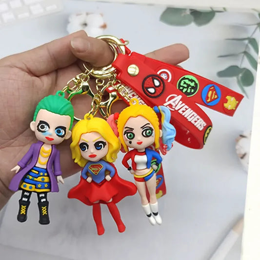 Cute Girl Fantasy Cartoon Keychain – Bag & Car Charm Accessory