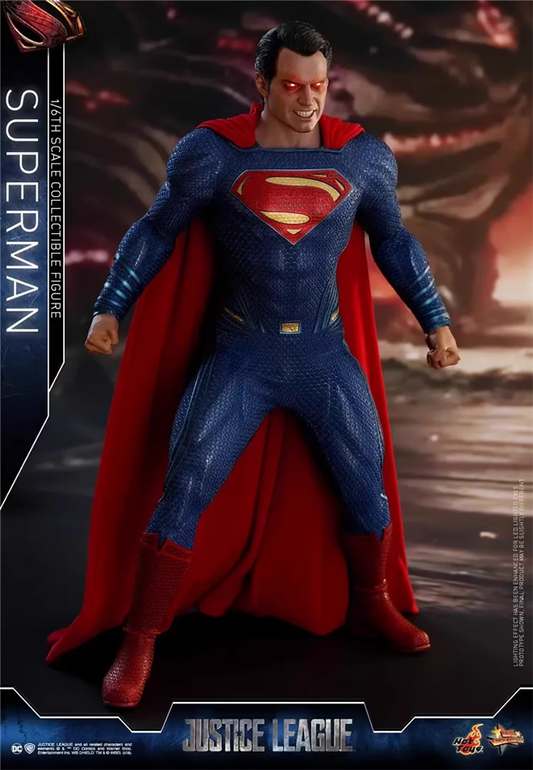 Hot Toys Superman Figure – 1/6 Scale Justice League Edition (MMS465)